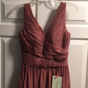 Dusty rose bridesmaid/formal dress